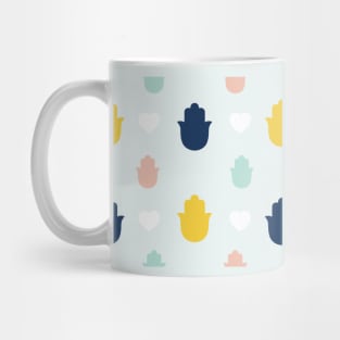 Colorful Hamsa Pattern Mug